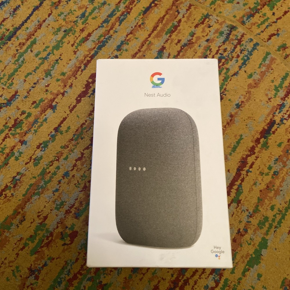 Google Nest Audio Smart Speaker – Charcoal No Power Cord