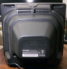 Sylvania SRT2319 SRT2319A 19″ CRT Retro Video Game Gaming TV Tested Works Great!