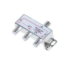 3-Way TV Coaxial Cable Splitter 5-2300 MHz for RG6 RG59 Antenna HDTV Satellite