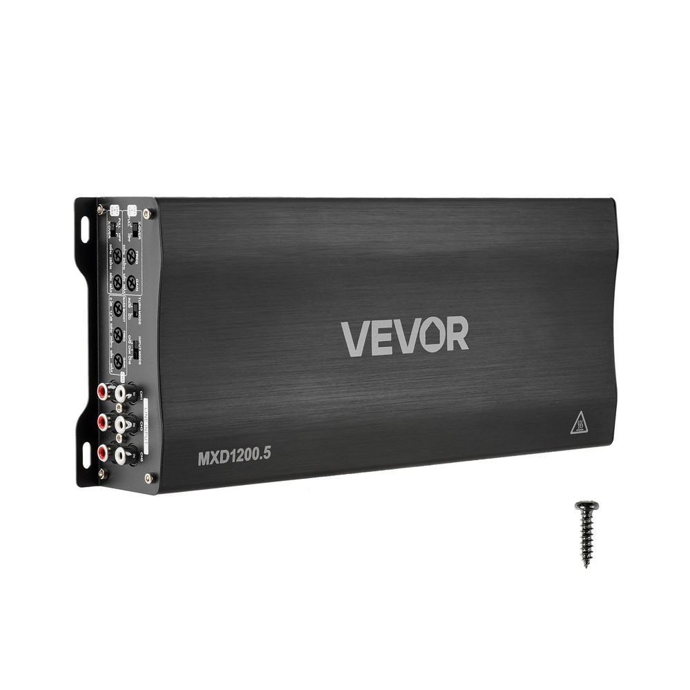 VEVOR Car Audio Amplifier Car Amplifier 5-Channel Class D Multichannel for SUVs