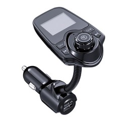 Car Bluetooth FM transmitter radio MP3 wireless adapter hands-free 3port charger