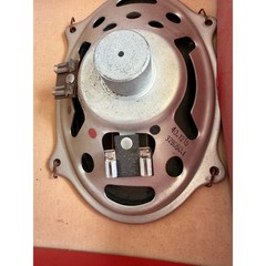 Unbranded 4×6 Oval Speaker Vintage Replacement Part Silver Magnetic Circuit