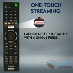 Sony RMT-TX100U TV Remote Control Replacement Work for ALL Sony Smart TVs