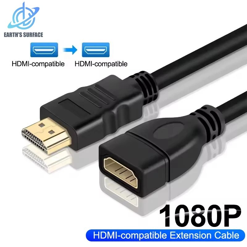 1080P HDMI Extension Cable Male to Female Adapter for TV PC Projector