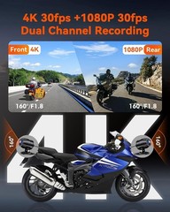 Vantrue Falcon 1 (F1) Motorcycle 4K Dashcam (4K + 1080P) GPS | WiFi(1TB Support)