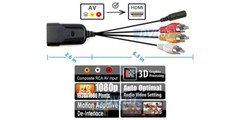Analog RCA A/V S-Video To 1080p HD Up Converter Scaler