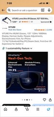 VITURE Pro XR/AR Glasses – USB-C Wired Connectivity for XR/AR Viewing