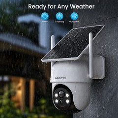 ANRAN Wireless Outdoor Security Camera System Solar Battery Powered Wifi Cameras