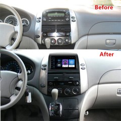 7” For Android 10.1 Quad-core Car Stereo Radio GPS WIFI For Toyota Sienna 04-10