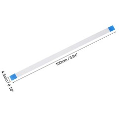 5Pcs Flexible Flat Cable 8 Pins 0.5mm Pitch 100mm FPC FFC Ribbon Cable (A Type)