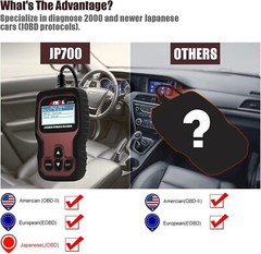 ANCEL JP700 JOBD OBD2 Japanese Car Scanner Automotive Code Reader Engine Check