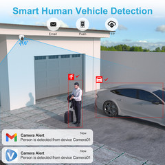 Anpviz 8MP 4K PoE IP Camera AI Human/Vehicle Detection, Smart Color Night Vision