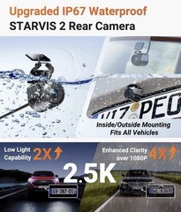 Vantrue N4 Pro S (N4 Pro S) 3 Channel Dashcam 4K + 1080P + 2.5K Optional LTE