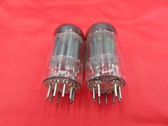 1959 Sylvania 12AU7 PLATINUM PLUS GRADE Preamp Tubes Matched Pair 100% NOS ECC82