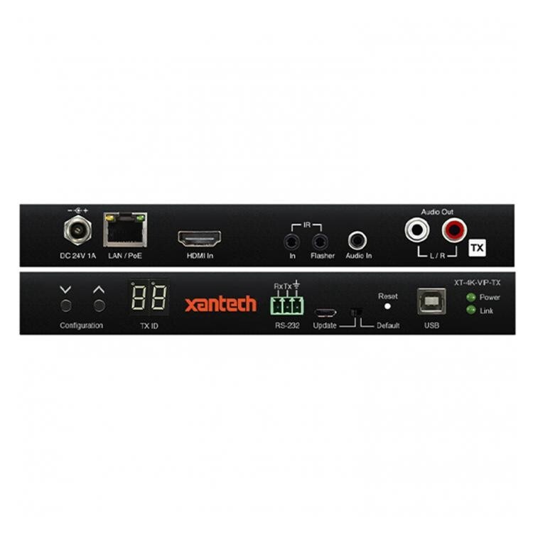 Xantech XT-4K-VIP-TX 4K Video Over IP Transmitter with Audio Breakout