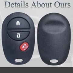 Key Fob Remote Control Compatible with Toyota 2004-2015 Tacoma/2007-2015