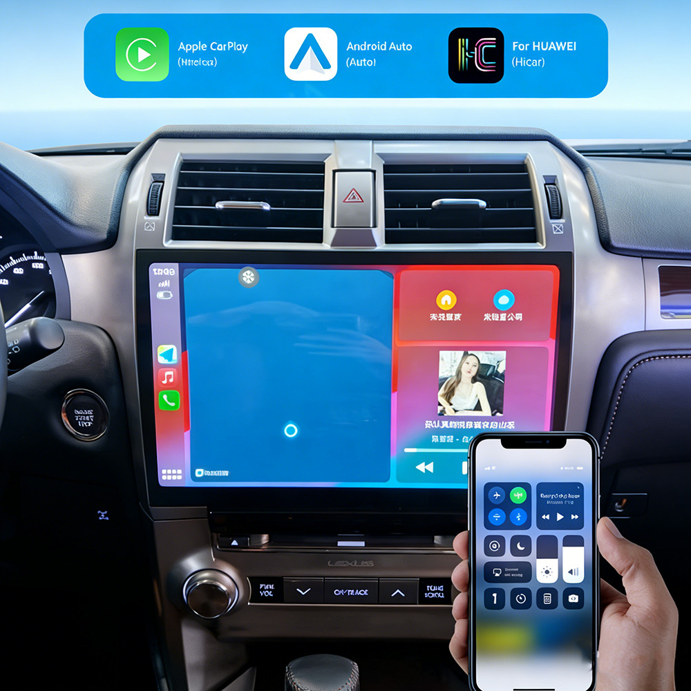 13″ Android 8+128GB Car Stereo Radio Carplay For 2010-2015 Lexus GX400 GX460
