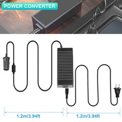 110V AC to 12V Car Cigarette Lighter DC 10A 120W Power Adapter Converter Charger