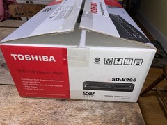 Toshiba DVD VCR Combo Player SD-V296 Hi-Fi 4 Head Remote In Box Manual Read Find