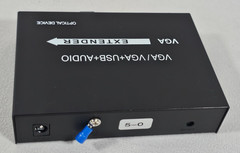 1080p VGA Fiber Extender SC Stereo 3.5mm Jack Up to 20km Single-Mode 500m Multi