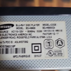 Samsung BD-H6500 3D Blu-ray Player Black Built-in Wi-Fi 1080p HDMI LAN