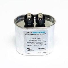 Supco Capacitor Oval Run 20 uf mfd 370/440 Volts for HVAC Motors