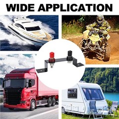 Battery Relocation Jump Post Kit 4AWG Heavy Duty Remote Battery Terminals USA