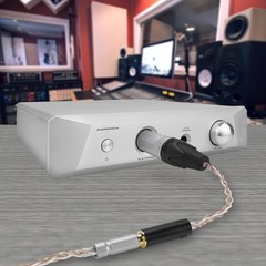 Geekria 4 Pin XLR Male to 4.4mm Balanced Female Headphones Adapter Cord (20cm)