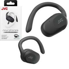 Jvc Nearphones Open Ear True Wireless Headphones, BT 5.4, up to 26 Hours – Black