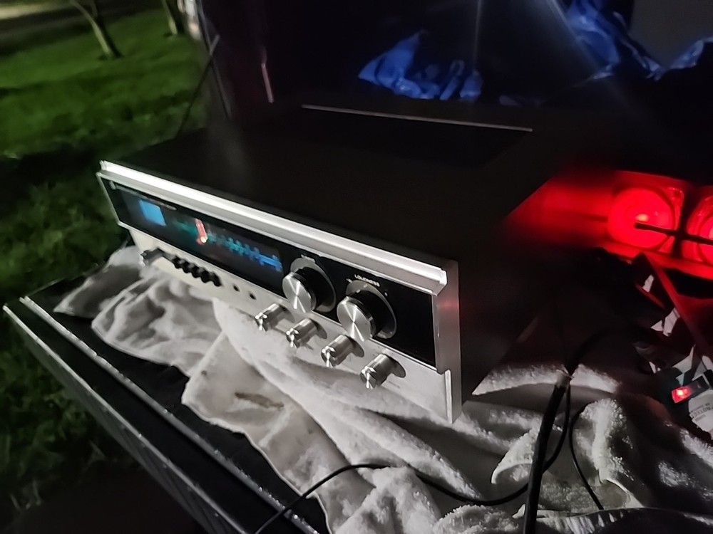 Vintage Sherwood S-7225B Stereo Receiver – Pro Serviced & Cleaned – Rare Blue Di