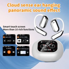 TWS Earbuds 40Hr LCD Touch Screen Noise Cancelling Bluetooth 5.4 Wireless IPX7