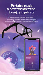 Camera AI Smart Glasses Touch Control Photo Recording Translator Voice Assistant