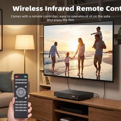 DVD Player for TV 1080P Region Free DVD Players for Smart TV Mini DVD AV+USB