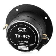 CT Sounds TX-35B 3.5” 480-Watt Titanium Super Tweeters, Pair