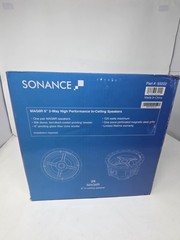 Sonance MAG6R 6-1/2″ 2-Way In-Ceiling Speakers (Pair) -New/Sealed -Box has wear