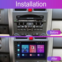 For Honda CRV 2007-2011 Android 15 Apple Carplay Car Stereo Camera Radio GPS BT