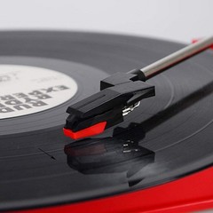 3Pcs Red Replace Diamond Stylus Record Player Needle For LP Turntable Phonograph
