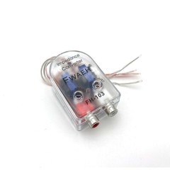 2/4Pcs Level Car Speaker High to Low Impedance Converter 2 Channel RCA Line Out