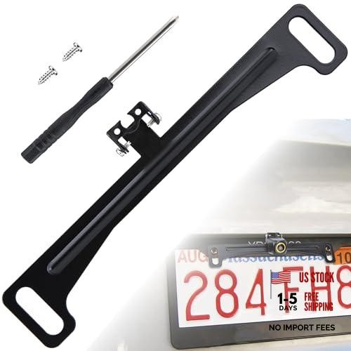Backup Camera License Plate Mount, Rear Camera Back up Bracket, Universal Car