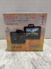 ROVE Stealth 4K Dash Cam Front Night Vision Motion Detection 3840x2160P GPS WiFi