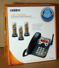 Uniden DECT1588-3T 6.0 4-Pack Bundle w/Base Station and 3 Wireless Handsets