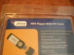Ativa MP3 2GB Music FM Radio USB 2.0 Player Voice Recorder AT-MP200 *NEW