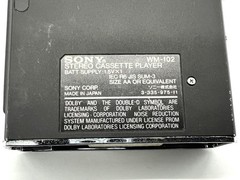 [Near Mint] SONY WALKMAN stereo cassette player WM-102 Black From JAPAN 2915360