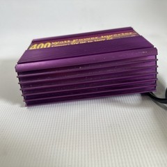 Rally 400 Watt Power Inverter 12V DC To 120V AC No. 7274 Purple