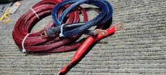 17ft 4 Gauge Hand Braided Sleeving With Lugs