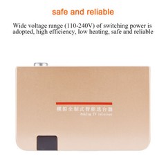 RF to All Standard Converter Analog TV Receiver Adapter Remote Control