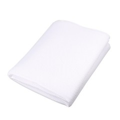 White Speaker Mesh Grill Stereo Fabric Dustproof 50cm x 160cm 20″ x 63″