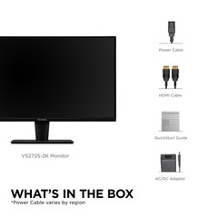 ViewSonic VS2725-2K 27 Inch 1440p Monitor, IPS Display with 100Hz for Smooth …