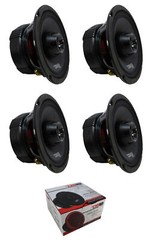 4 x 6.5″ 2Way Midrange Loudspeaker w/ Built-in Tweeter 1800W 4 ohm DS18 PRO-ZT6