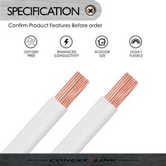 25ft 14GA Gauge Primary Wire Power Cable Turn On Hook Up Remote White OFC Copper